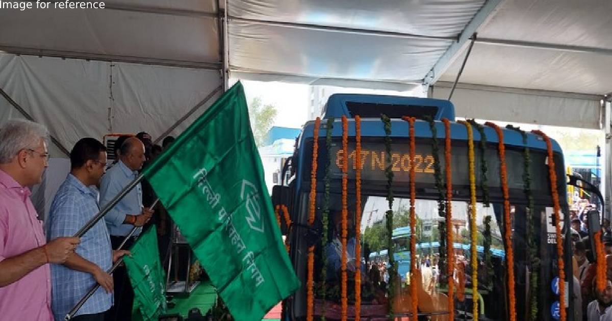 Arvind Kejriwal flags off 150 electric buses in Delhi